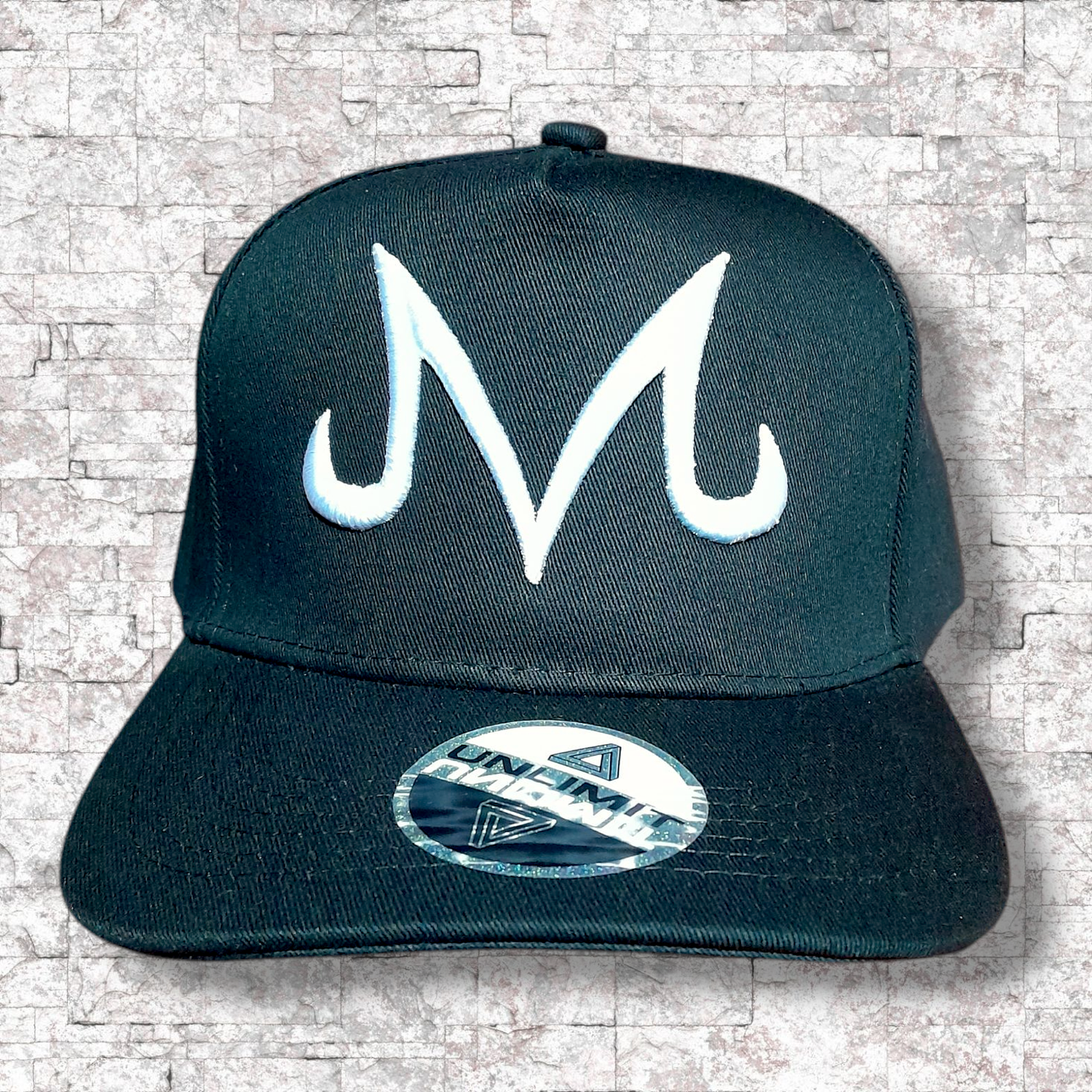 Majin Vegeta símbolo. Gorra bordada con relieve. Dragon Ball Z. 2