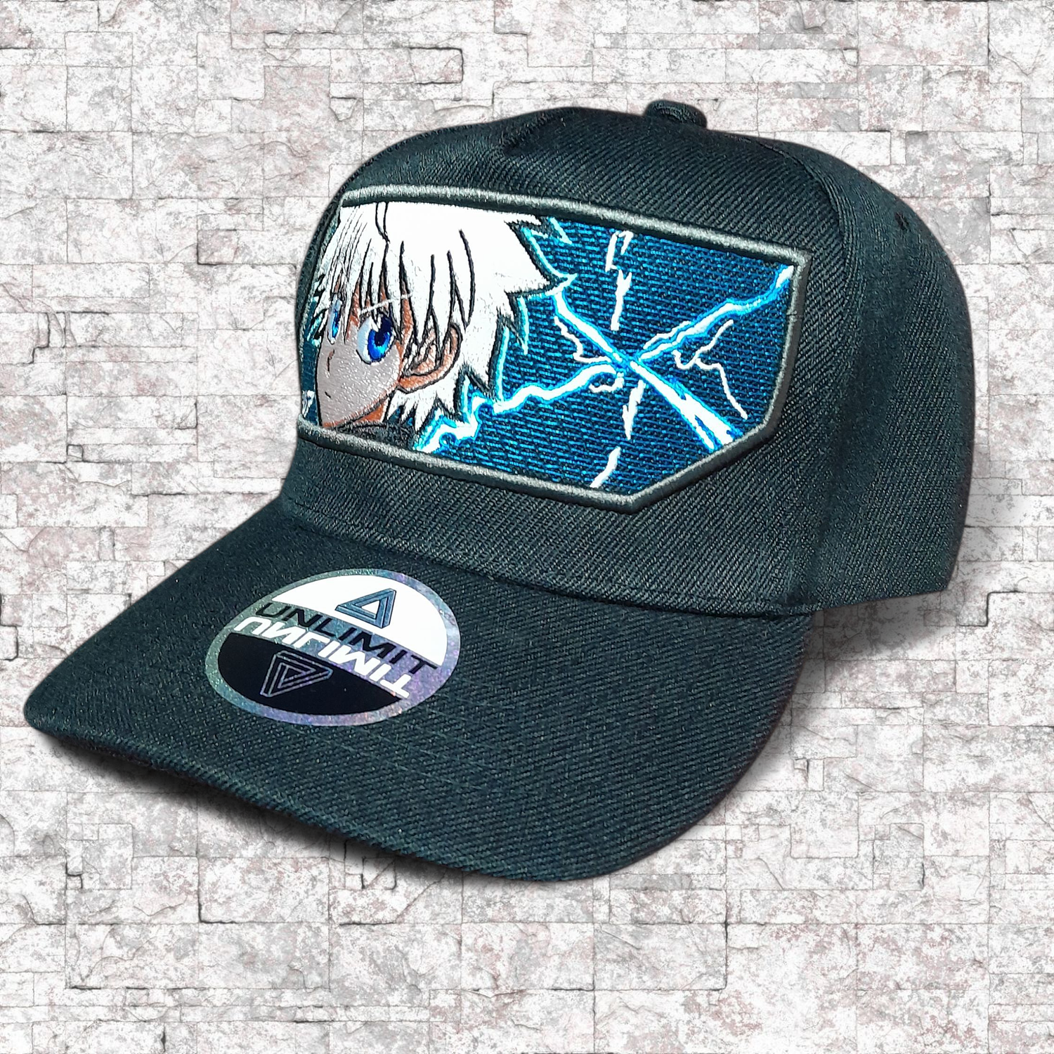 Killua. Snapback bordado con relieve. Hunter x hunter. 2