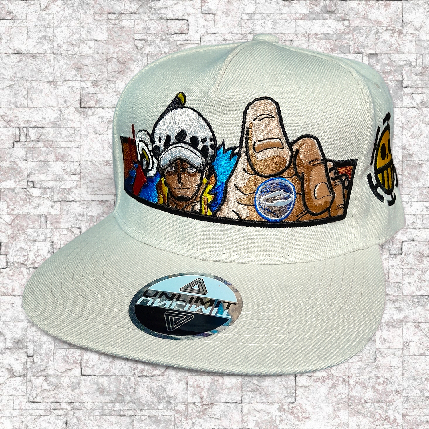 Trafalgar Law. Versión Wano. Snapback bordado con dos bordados. One Piece. 2