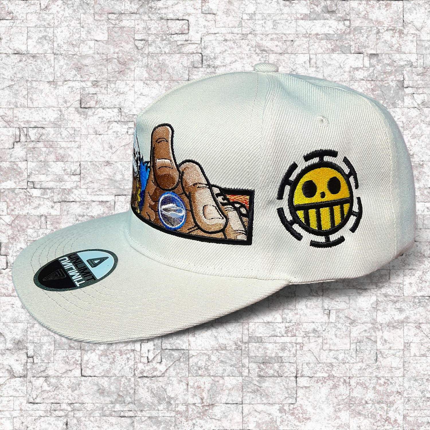 Trafalgar Law. Versión Wano. Snapback bordado con dos bordados. One Piece. 4