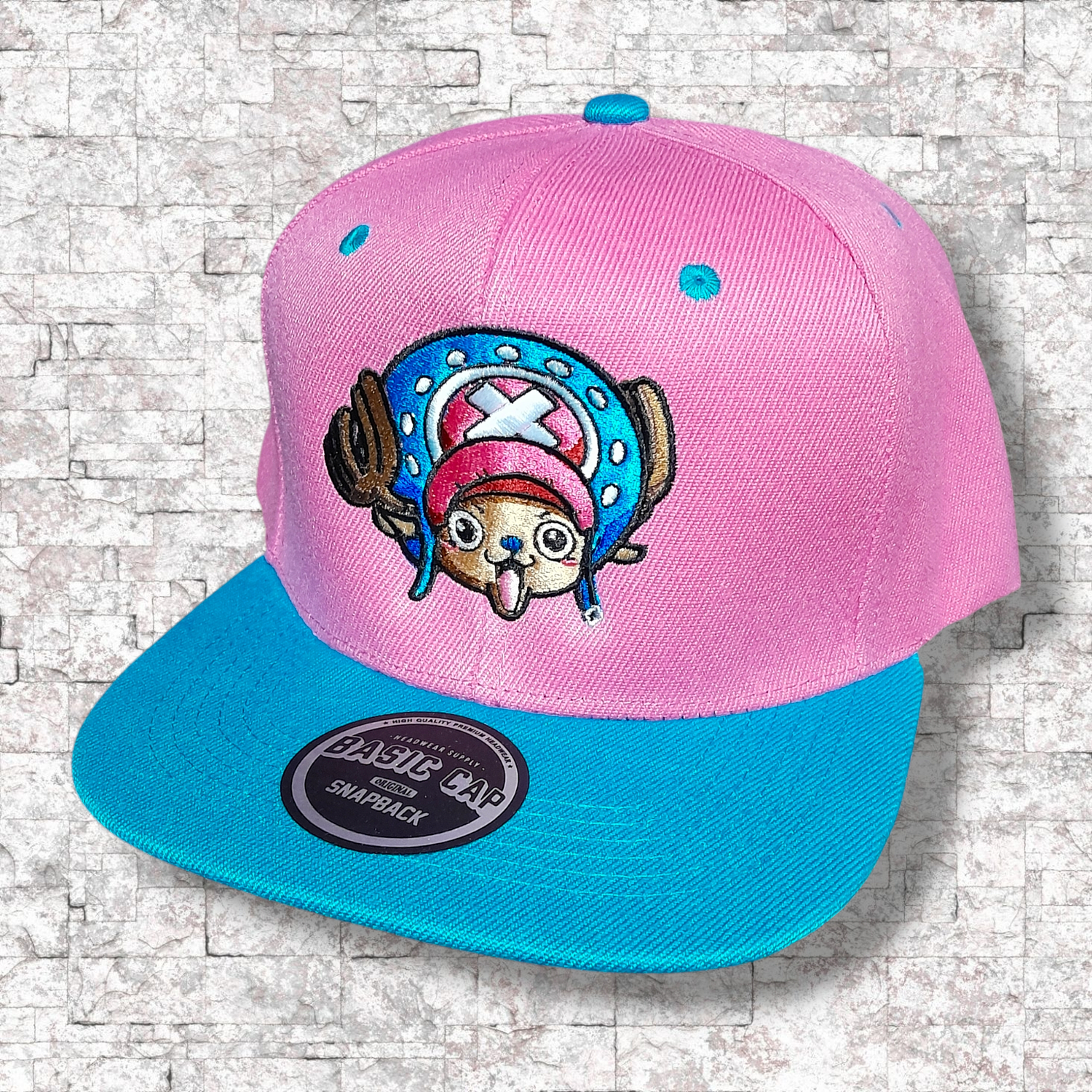 Chopper carita. Snapback bordado. One Piece. 2
