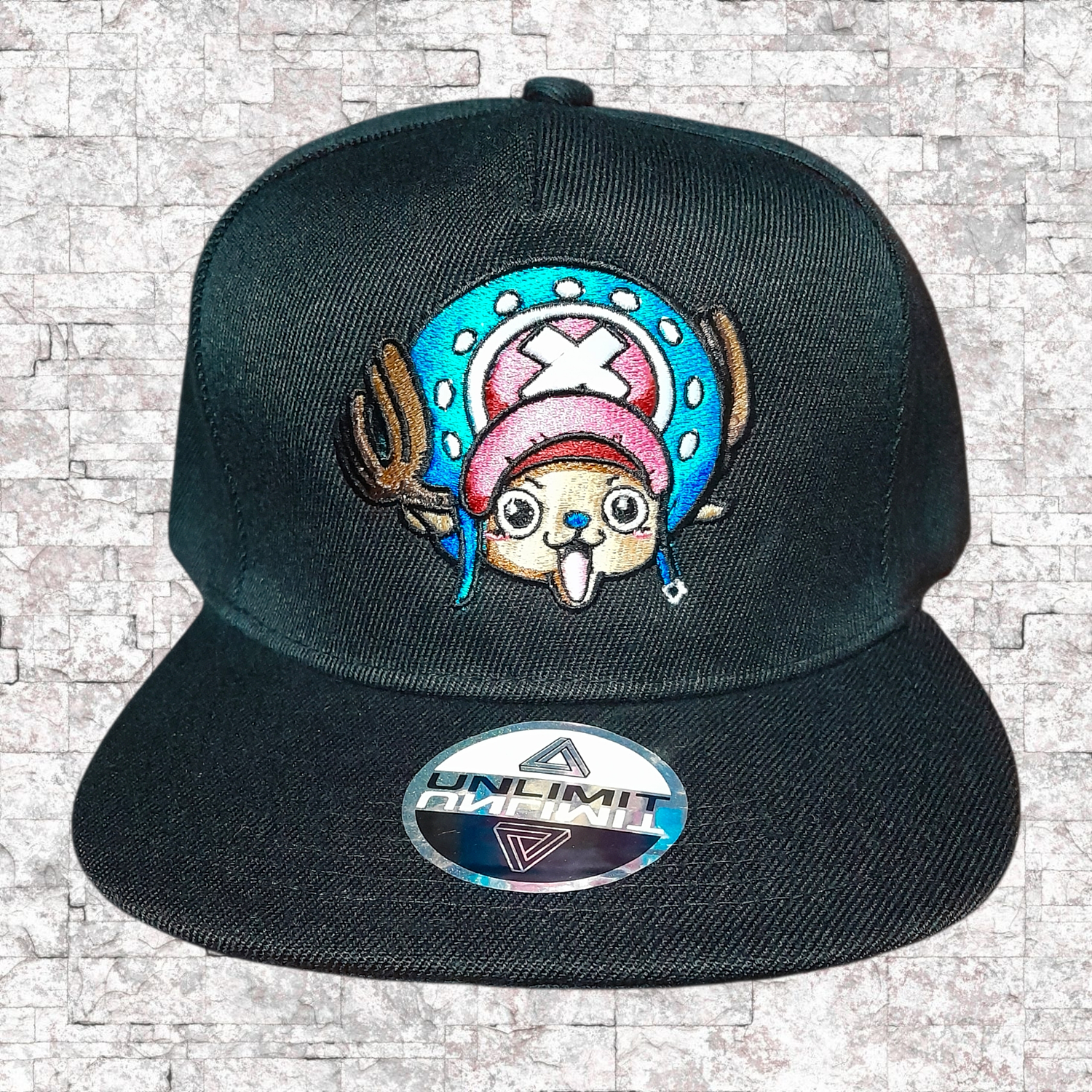 Chopper carita. Snapback bordado. One Piece. 4