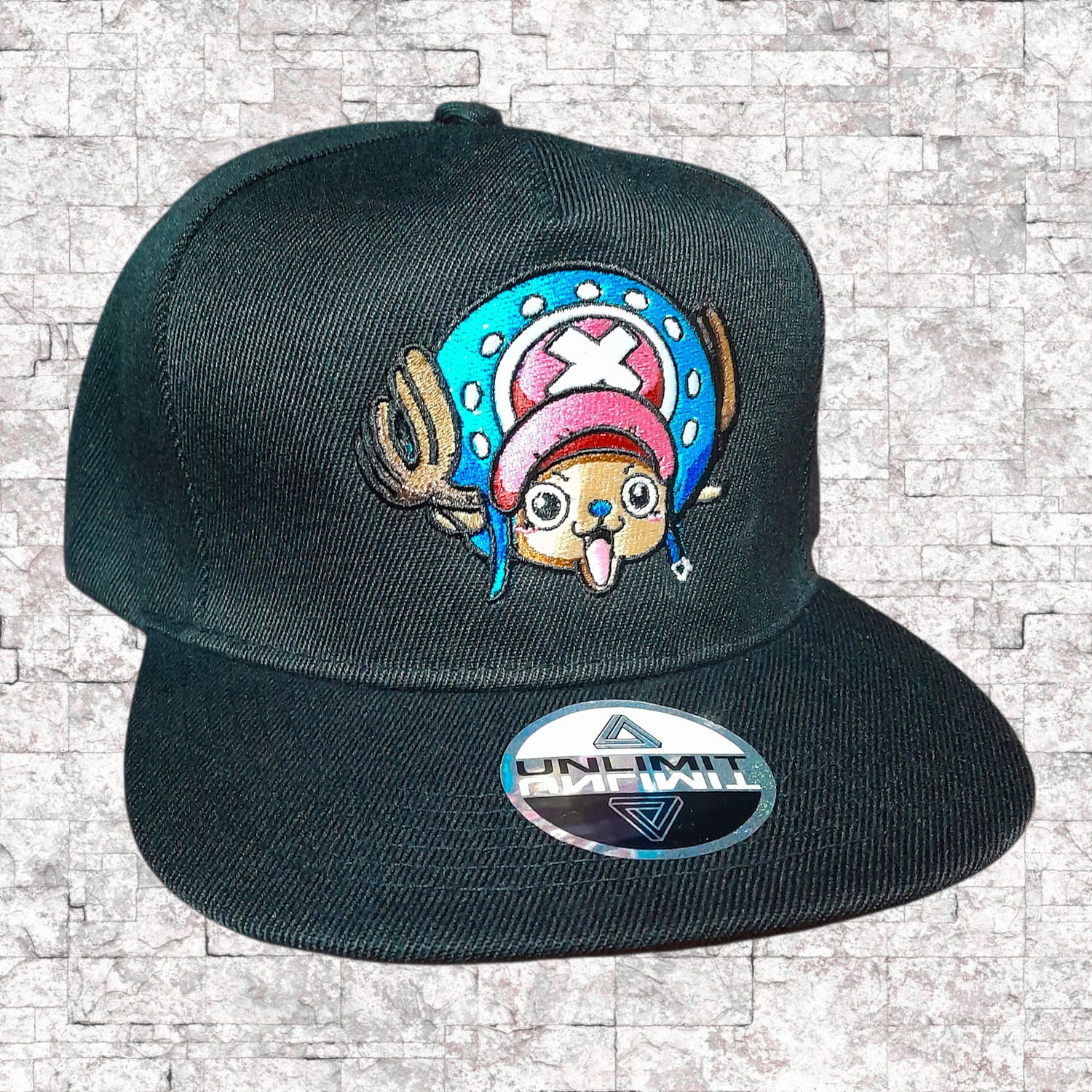 Chopper carita. Snapback bordado. One Piece. 5
