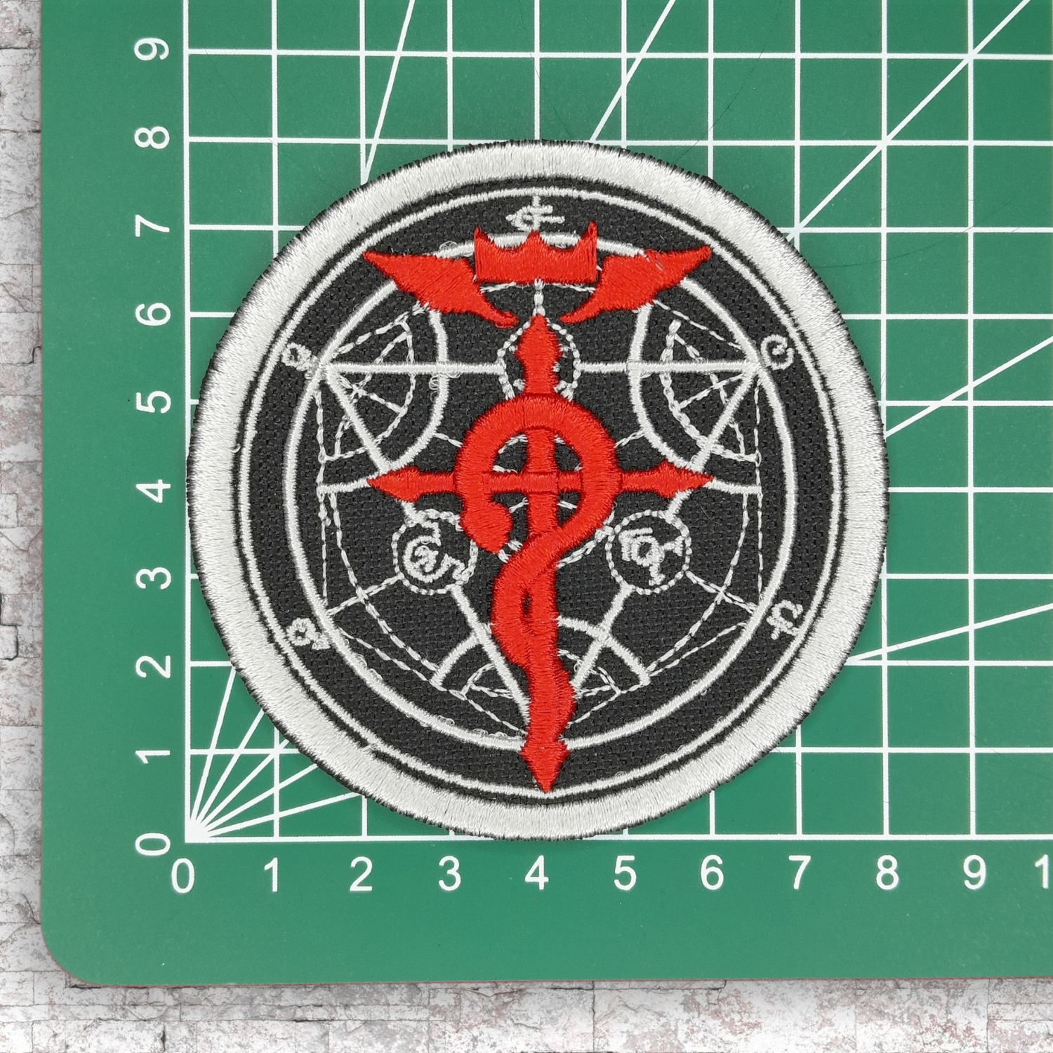 Círculo de transmutación. Parche bordado. Fullmetal Alchemist. 2
