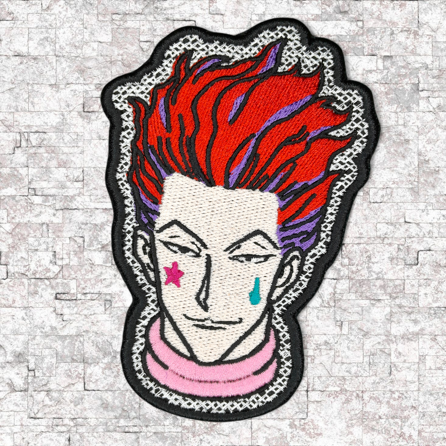 Hisoka Morow. Parche bordado. Hunter X Hunter. Cazador X. 1