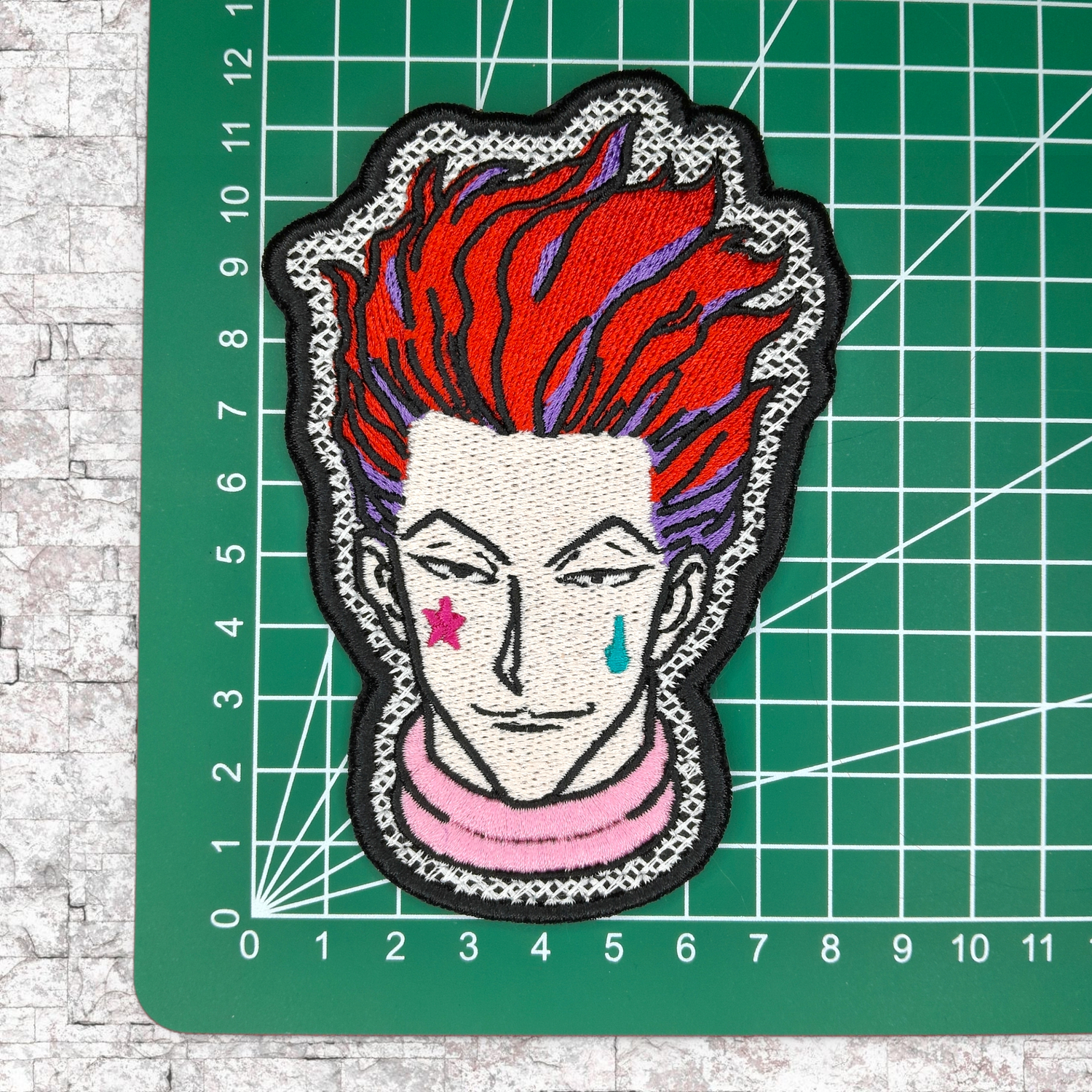Hisoka Morow. Parche bordado. Hunter X Hunter. Cazador X. 2