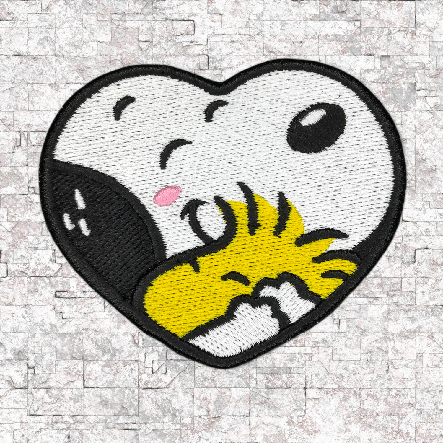 Snoopy & Woodstock. Parche bordado. Snoopy. 1