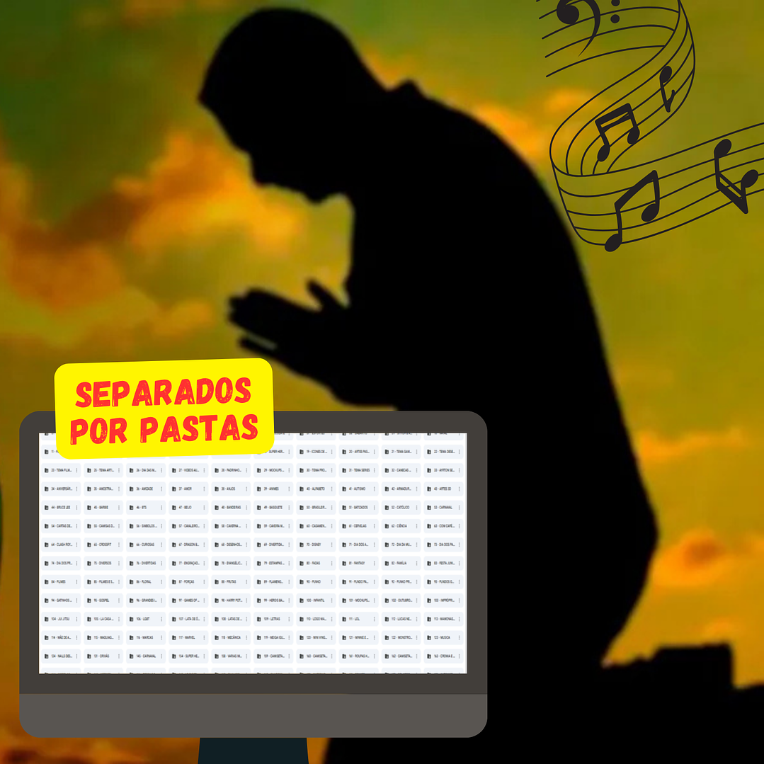 Pack Com Mais De 1500 Músicas Gospel - Louvores e Vinhetas 3