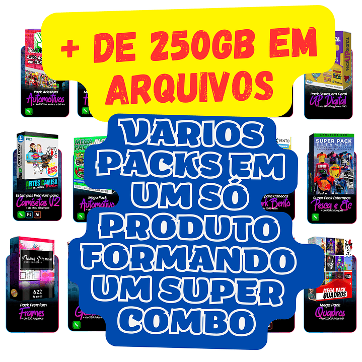 Ultra Pack 300 Mil Estampas Sublimação - Grafica Completa 3