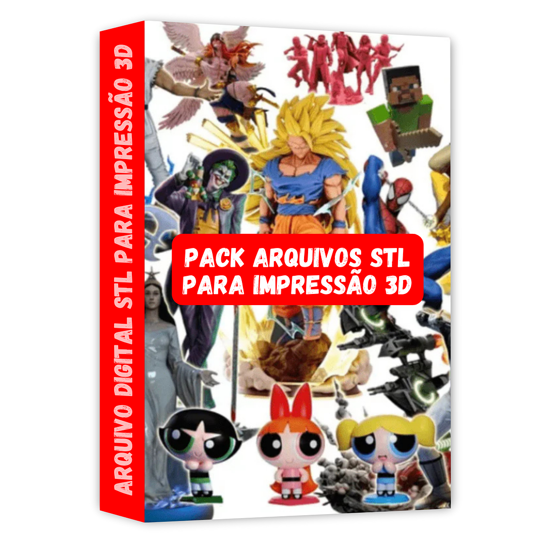 Pack STL Modelos Para Impressão 3D -  Sempre Atualizado 1