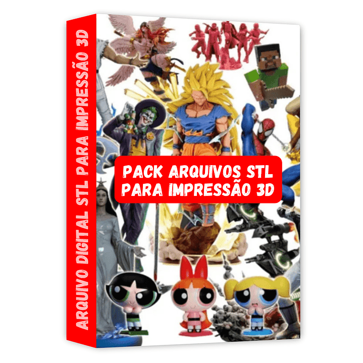 Pack STL Modelos Para Impressão 3D -  Sempre Atualizado 1