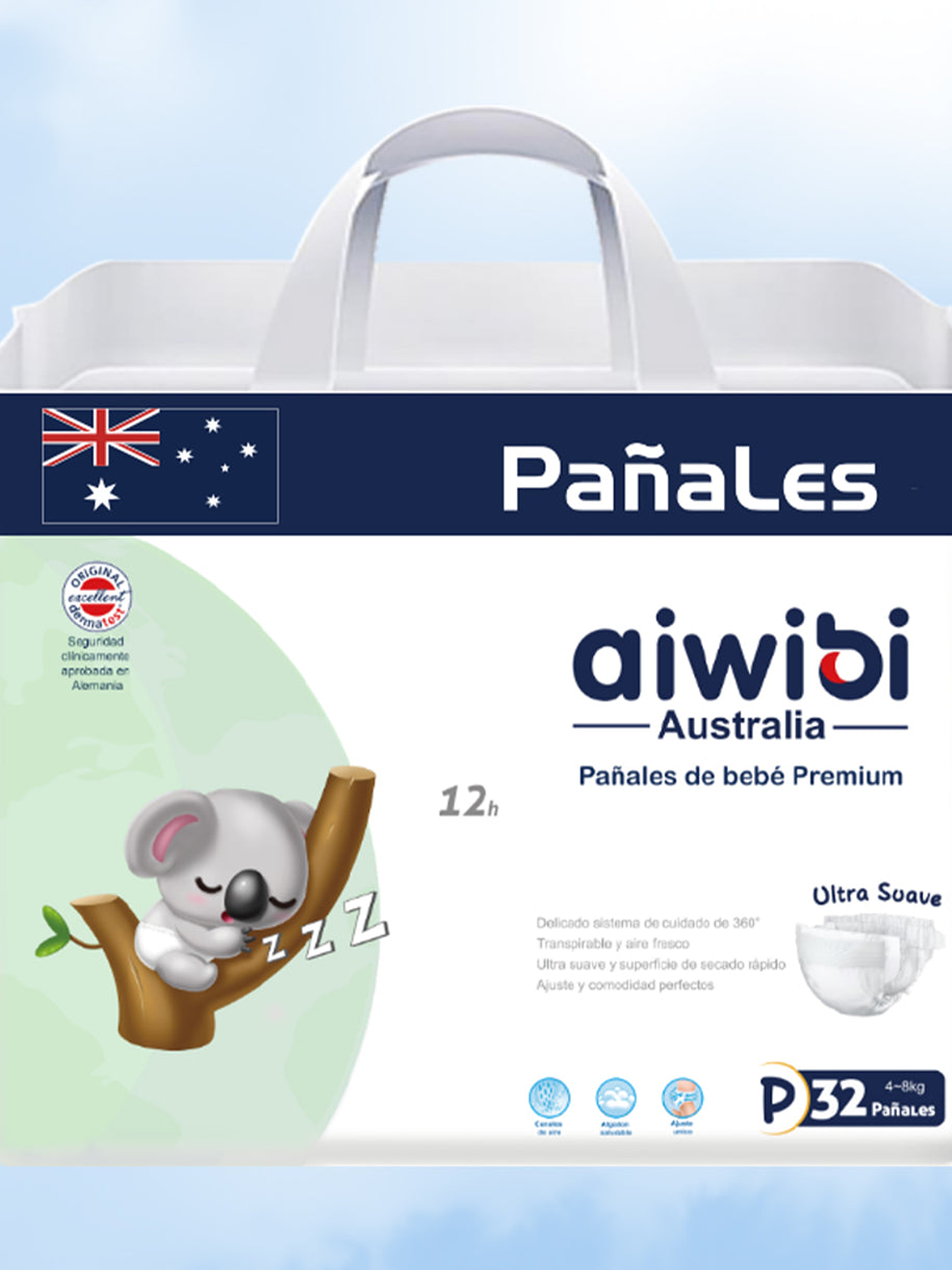 Talla P 32 pañales  1