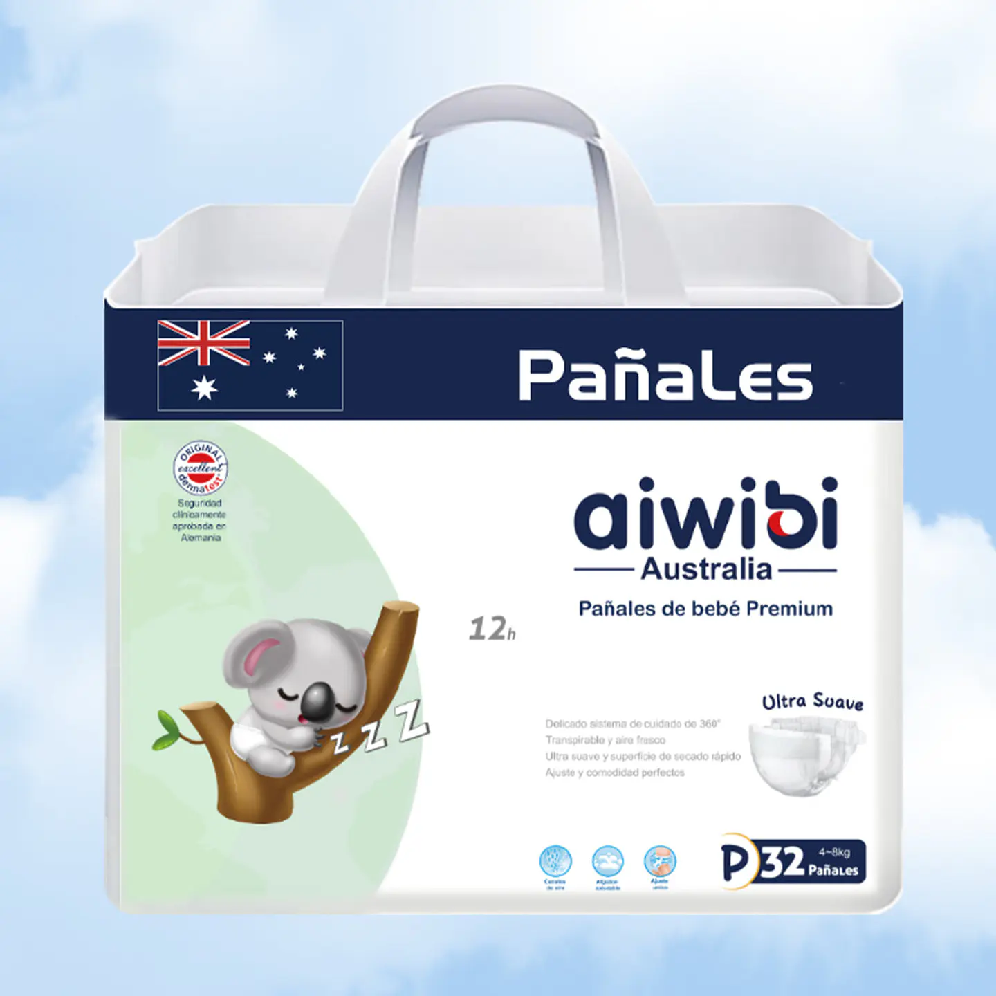 Talla P 32 pañales  1