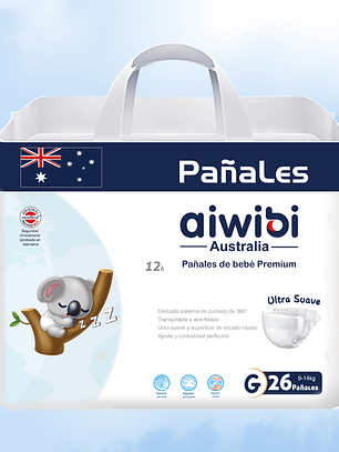 Talla G 26 pañales 