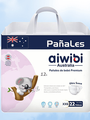 Talla XXG 22 pañales 
