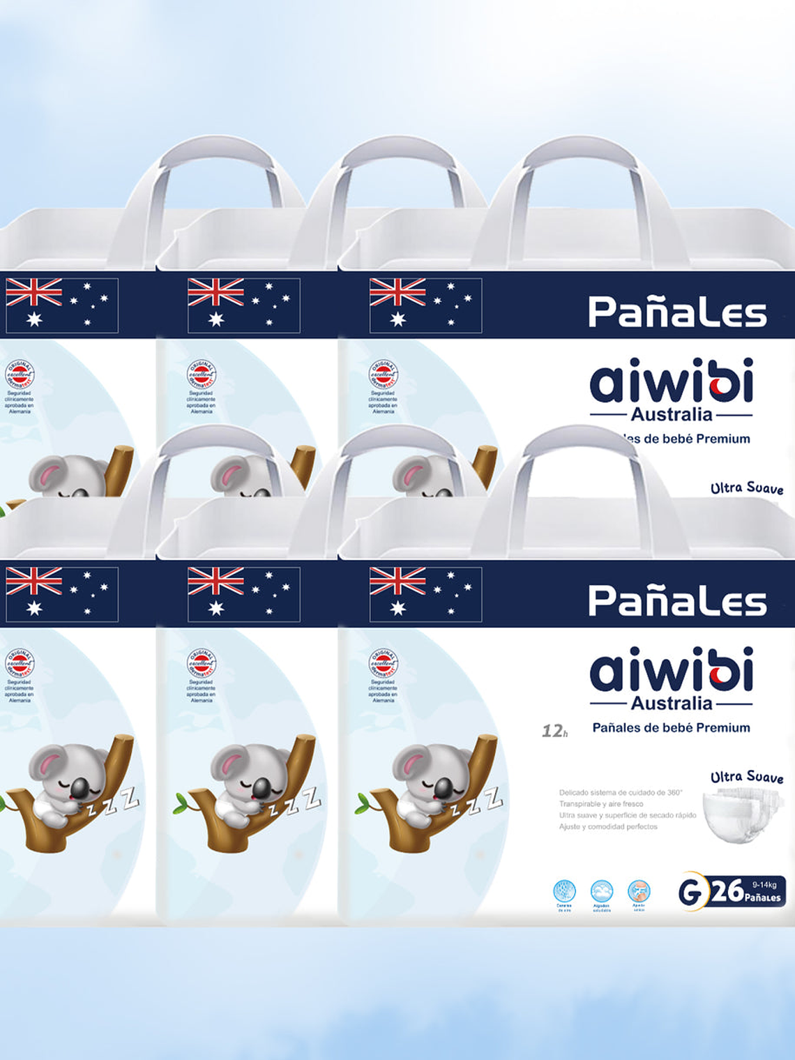 Talla G 156 pañales (6 Unidades)  1