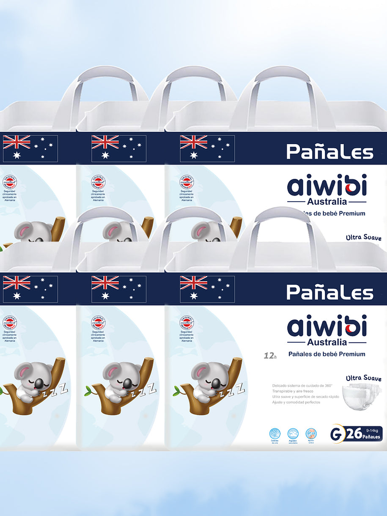 Talla G 156 pañales (6 Unidades)  1