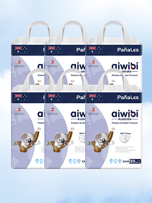 Talla XXXG 120 pañales (6 Unidades) 