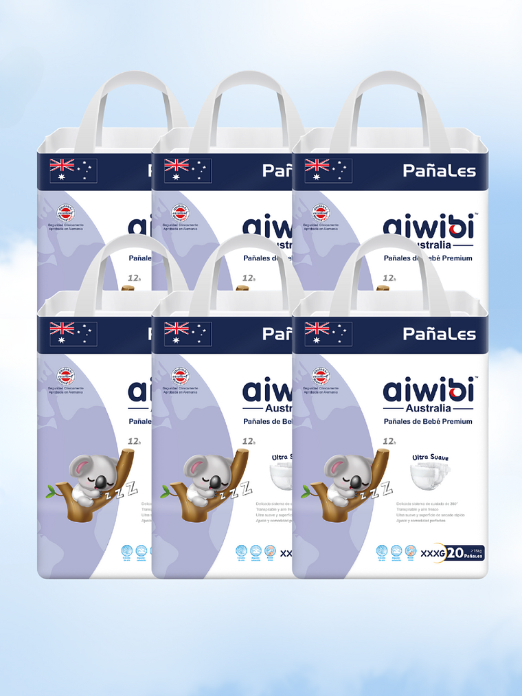 Talla XXXG 120 pañales (6 Unidades)  1