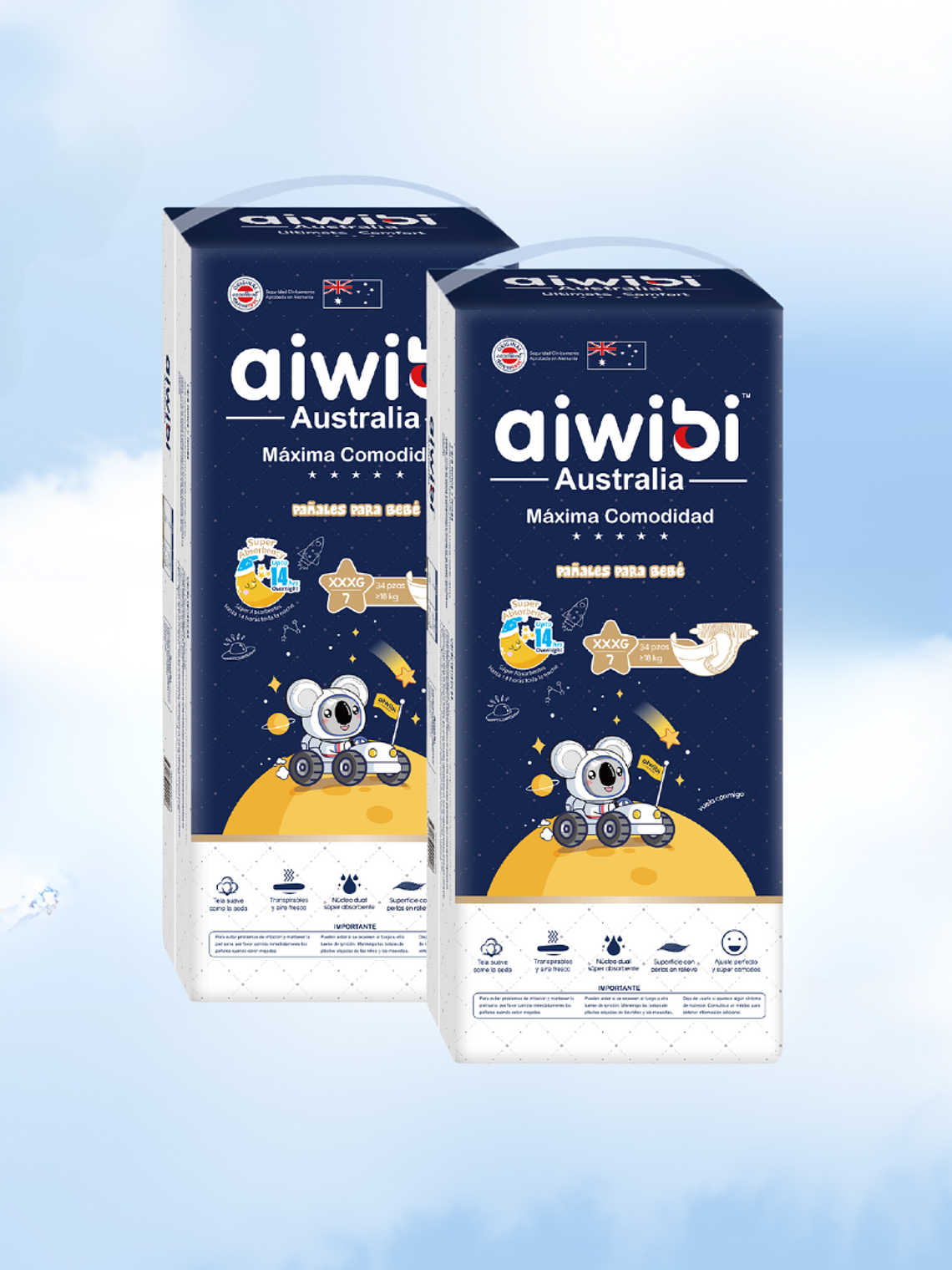 Talla XXXG 68 pañales  1