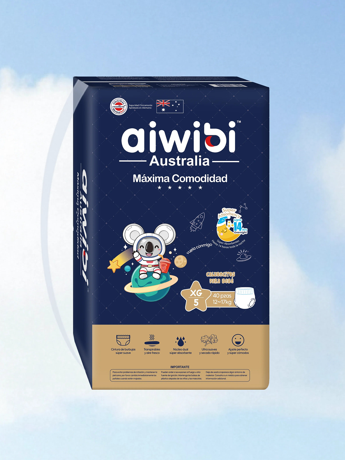 Talla XG Calzón 40 pañales  1