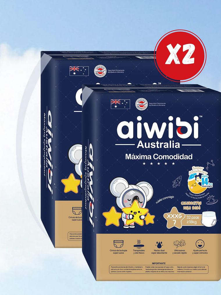 Talla XXXG 68 pañales Calzón  1