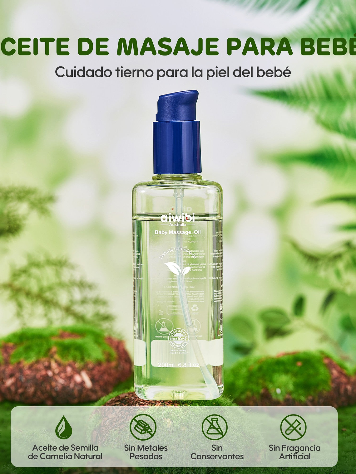 Aceite de masajes 200mL 1