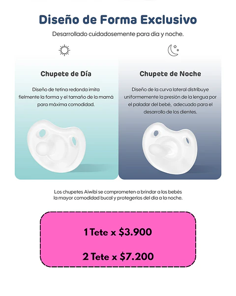 Pack Tete día + Tete Noche 