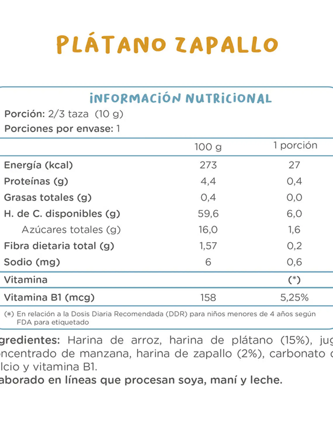 Puff Plátano Zapallo 20gr  2