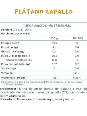 Puff Plátano Zapallo 20gr 