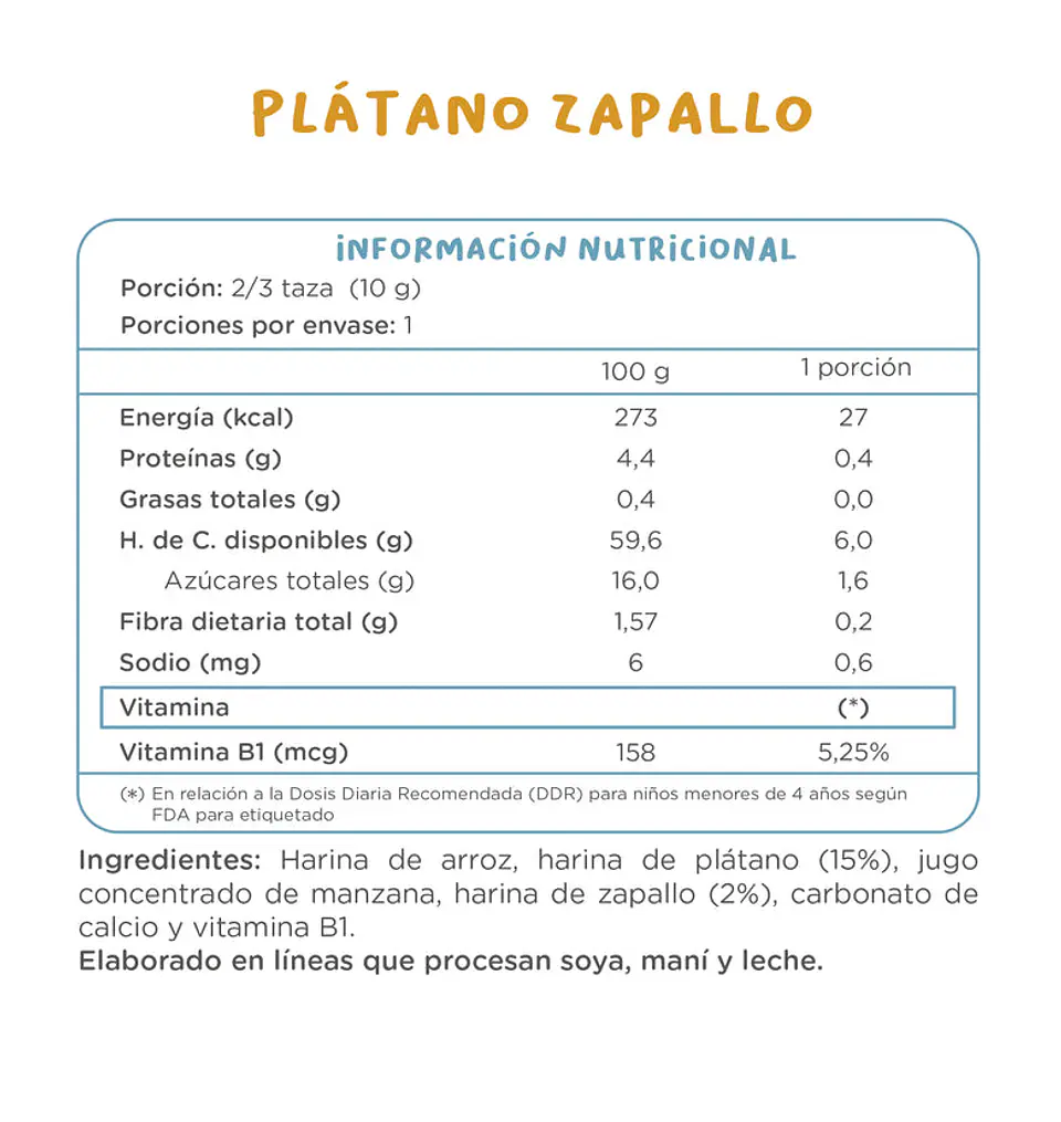 Puff Plátano Zapallo 20gr  2