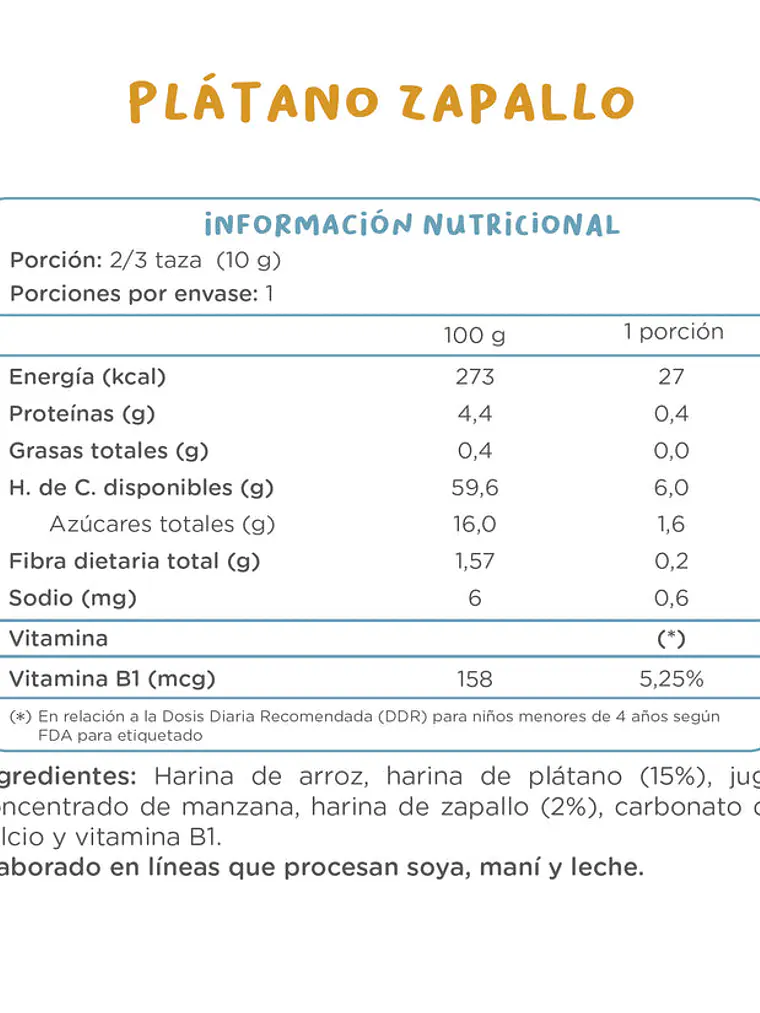 Puff Plátano Zapallo 50gr  2