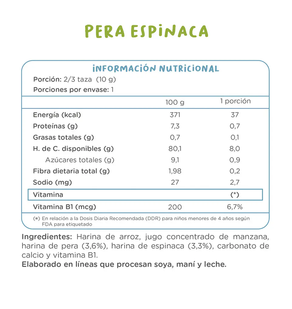 Puff Pera Espinaca 50gr 2