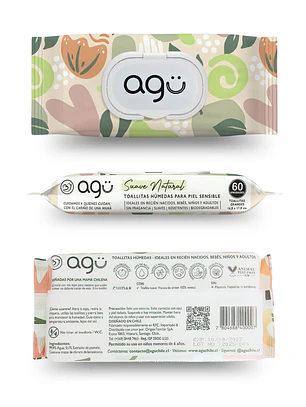 Agü Toallitas Húmedas 3 paquetes 