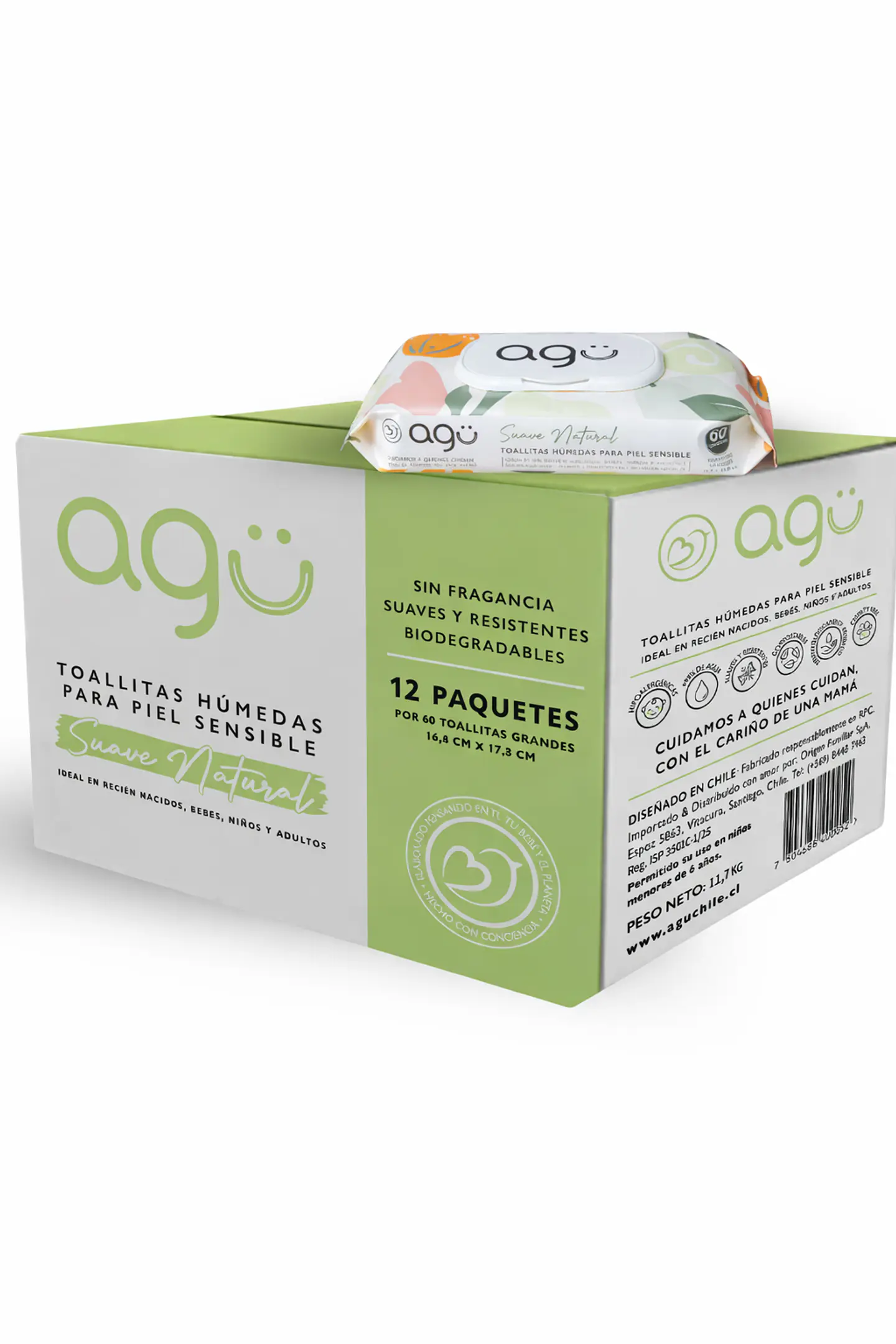 Agü Toallitas Húmedas 1 caja 1
