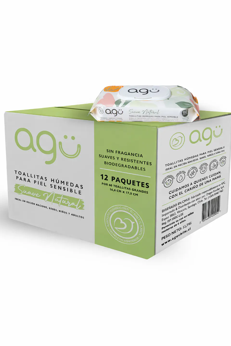 Agü Toallitas Húmedas 1 caja 1