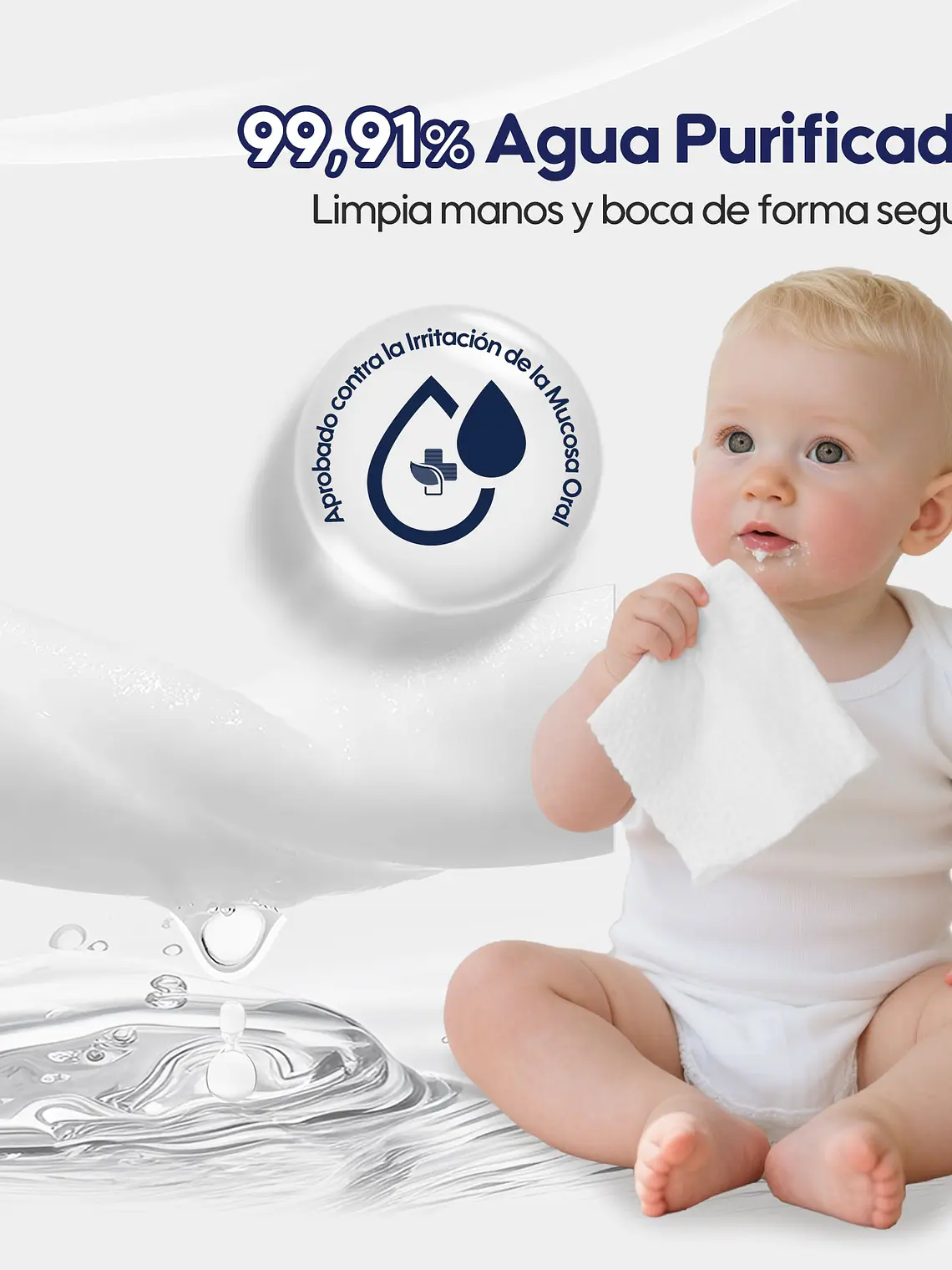 4 Paquetes de Toallitas Húmedas Premium de lujo (160 pcs) 3