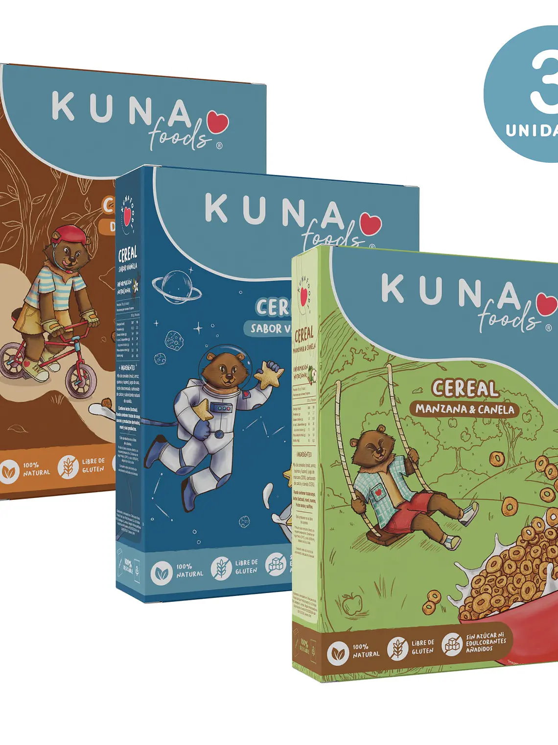 Kuna Foods 3 Cereales  1