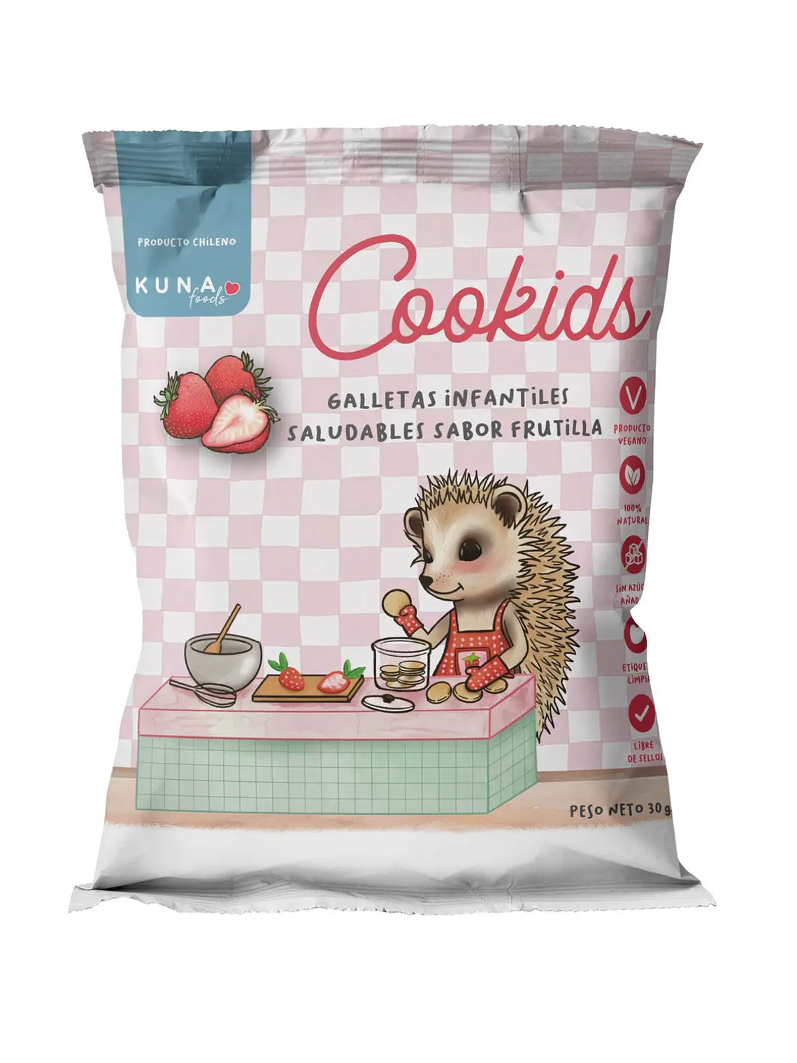 Kuna Foods Cookids Frutilla  1
