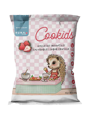 Kuna Foods Cookids Frutilla 