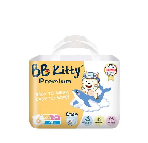 BBKITTY PANTS XXG/XXL 34 pañales 