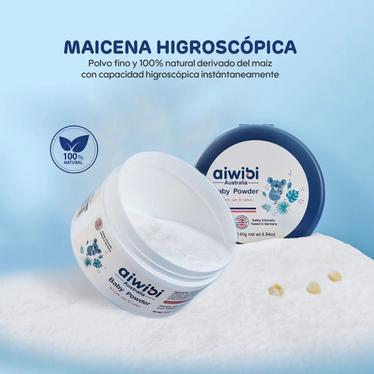 Talco para bebé 170gr  2