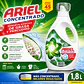 Detergente Líquido Doble Poder Concentrado Para Ropa Blanca Y de Color Botella Ariel 1,8 L - Miniatura 2