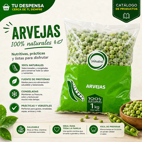 Arvejas SolAustral 1 Kg