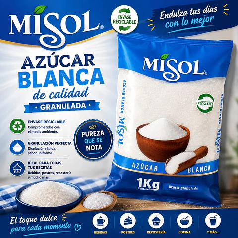 Azúcar Misol 1 Kg