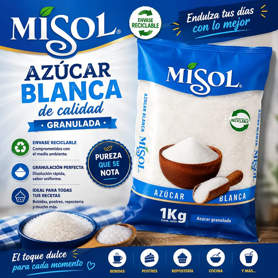 Azúcar Misol 1 Kg 1