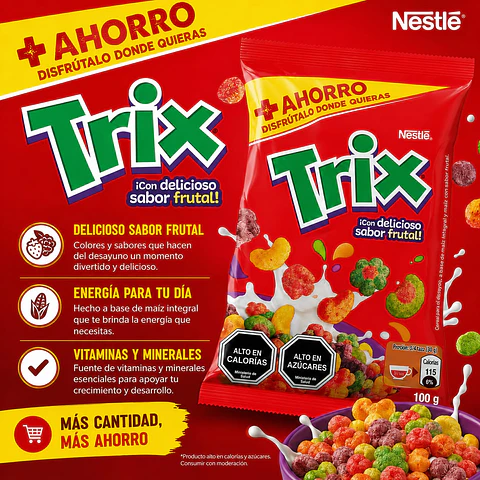 Cereal Frutal Trix 100 g