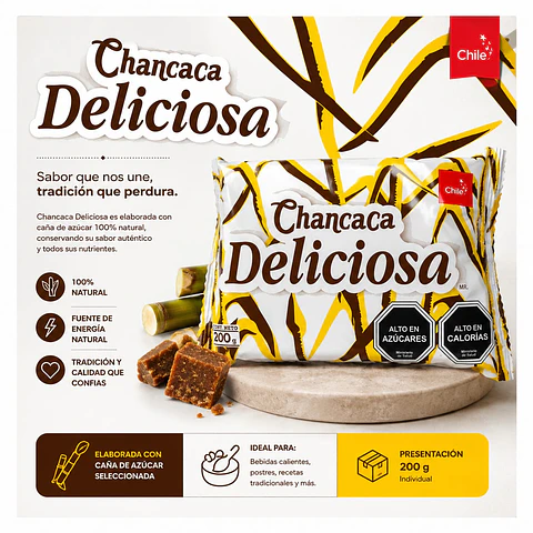 Chancaca Un Pan Bolsa 200 g