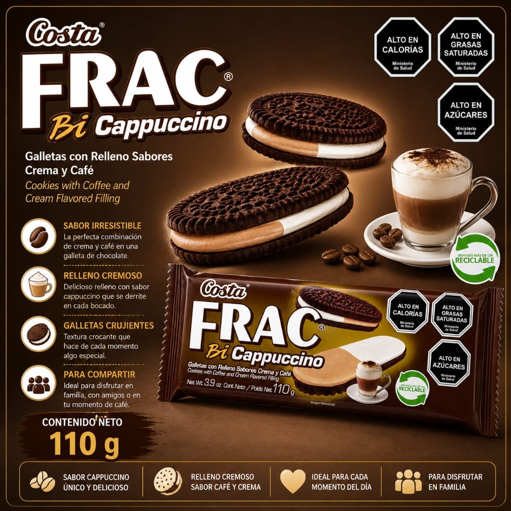 Galletas Frac Bicappuccino 110 g