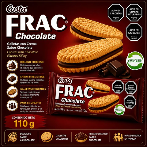 Galleta Frac Chocolate 110 g